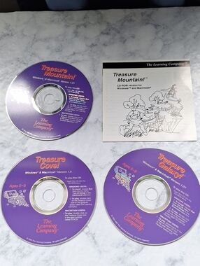 Treasure Mountain! CD-ROM - Purple Educational Game Disc